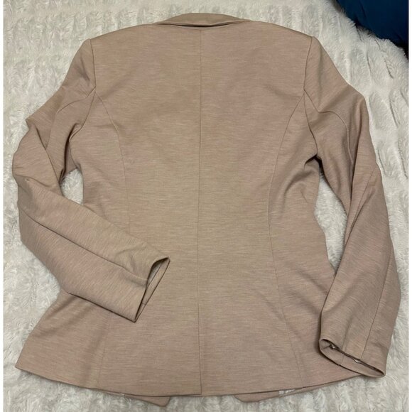 H&M Brand Light Pink Jacket w/Striped Lining Polyester Blend Women's Size 6 - Picture 4 of 13